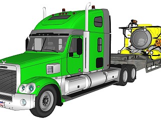超精细汽车模型 <em>卡车</em> Freightliner Coronado